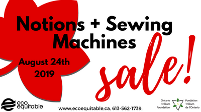 Notions and Sewing Machine Sale